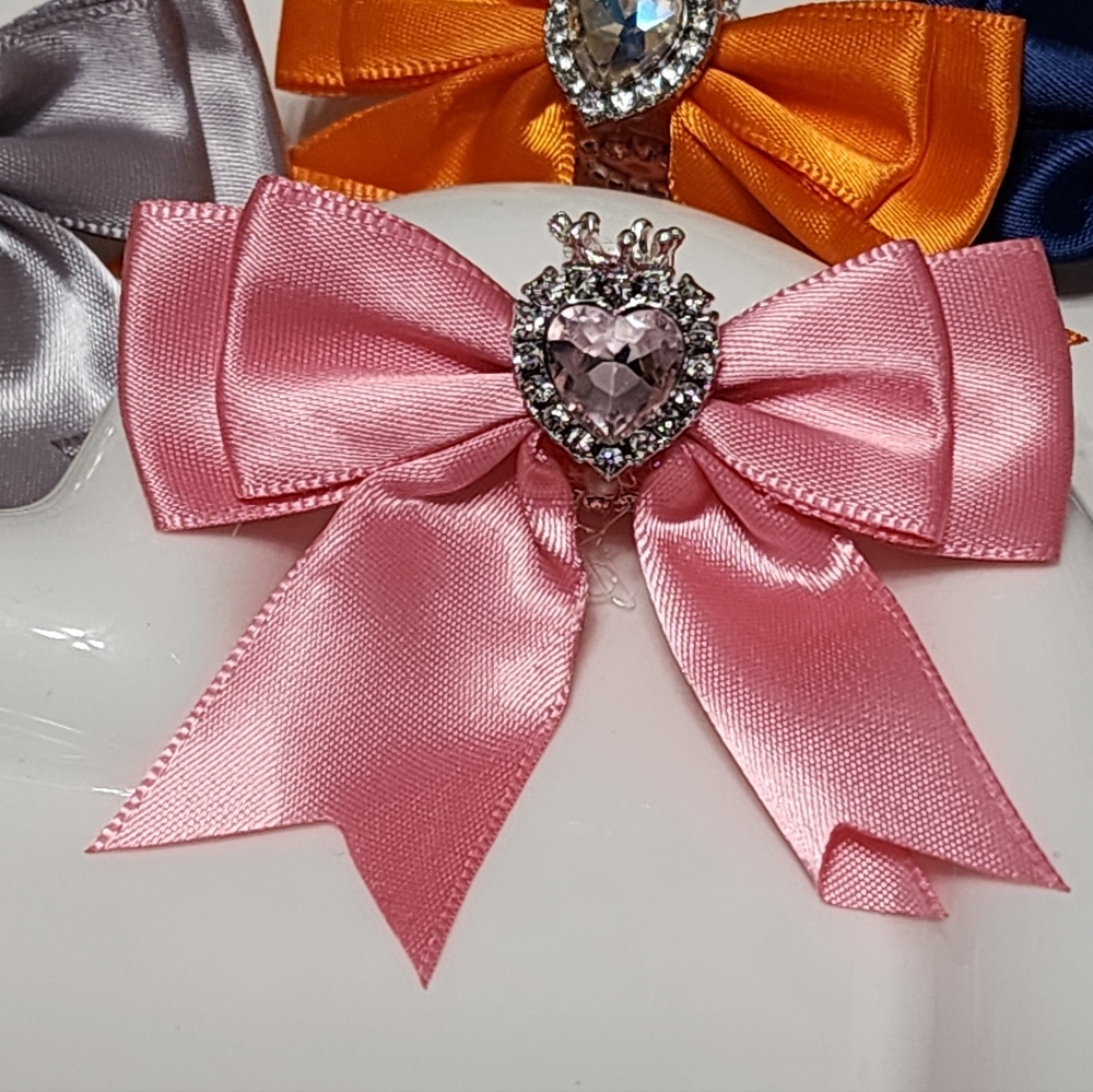 Fancy Bead Pink Bow Heart Gem Crown Rhinestone Pearls Jewelry Making‎ Beadable